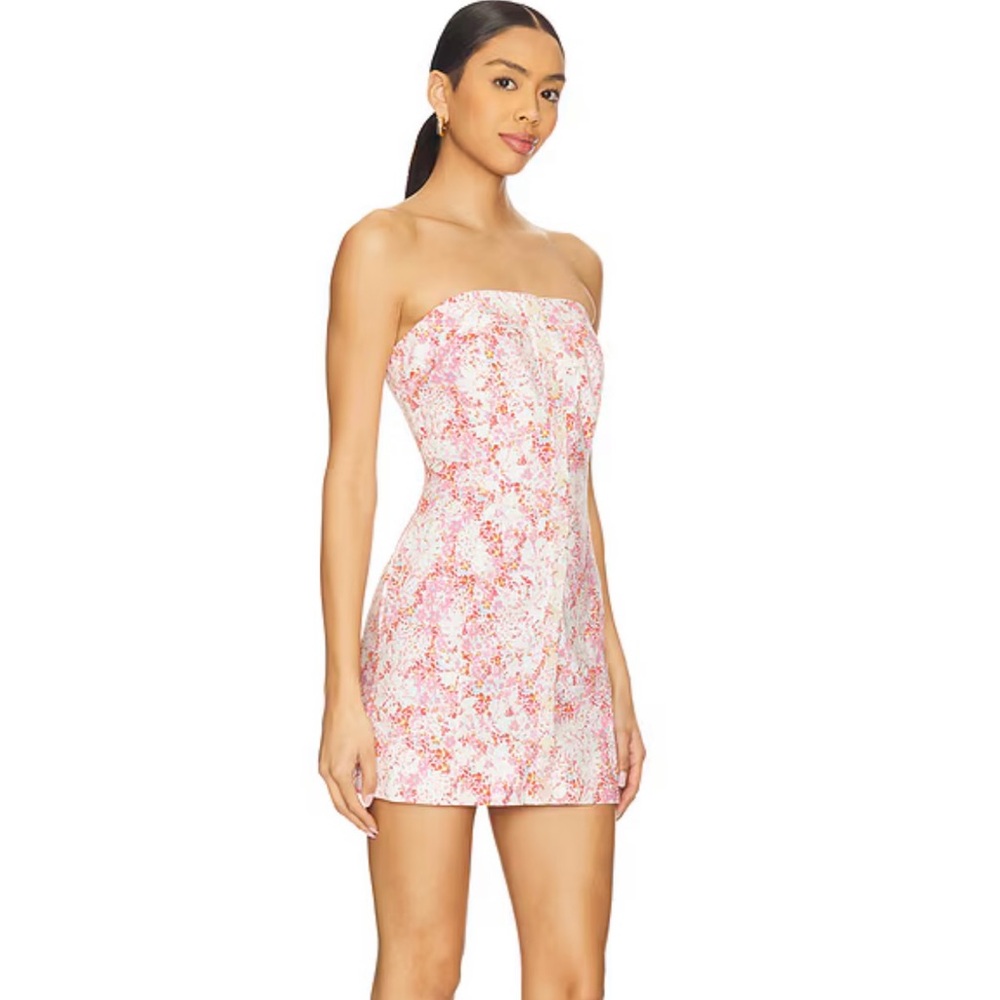Free People Tomas Pink Mini Dress Button Detail Size XL NWT - Send Offers - Picture 5 of 9
